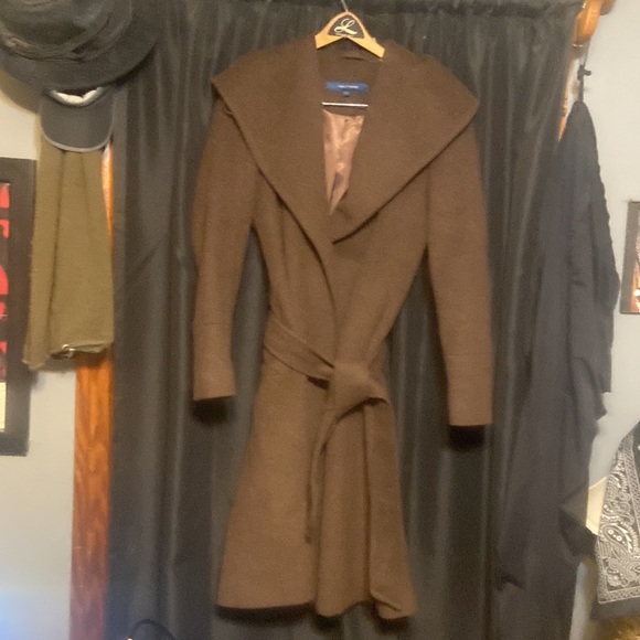 Cole Haan Women's Asymmetrical Coat Wool Size 4 - Picture 3 of 9